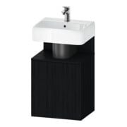 Duravit Waschtischunterschrank Qatego 44x35x64,5cm, 1 T., T. li, Eiche schwarz-1