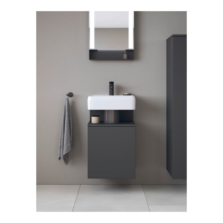 Duravit Waschtischunterschrank Qatego 44x35x64,5cm, 1 T., T. li, Graphit matt