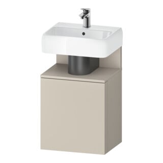 Duravit Waschtischunterschrank Qatego 44x35x64,5cm, 1 T, T. li, Tau m/tau matt