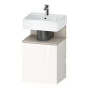 Duravit Waschtischunterschrank Qatego 44x35x64,5cm, 1 T, T li, Tau matt/we hgl-1