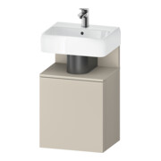 Duravit Waschtischunterschrank Qatego 44x35x64,5cm, 1 T., T. li, Tau supermatt