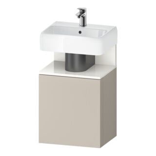 Duravit Waschtischunterschrank Qatego 44x35x64,5cm, 1 T, T li, we Hgl/taupe ma