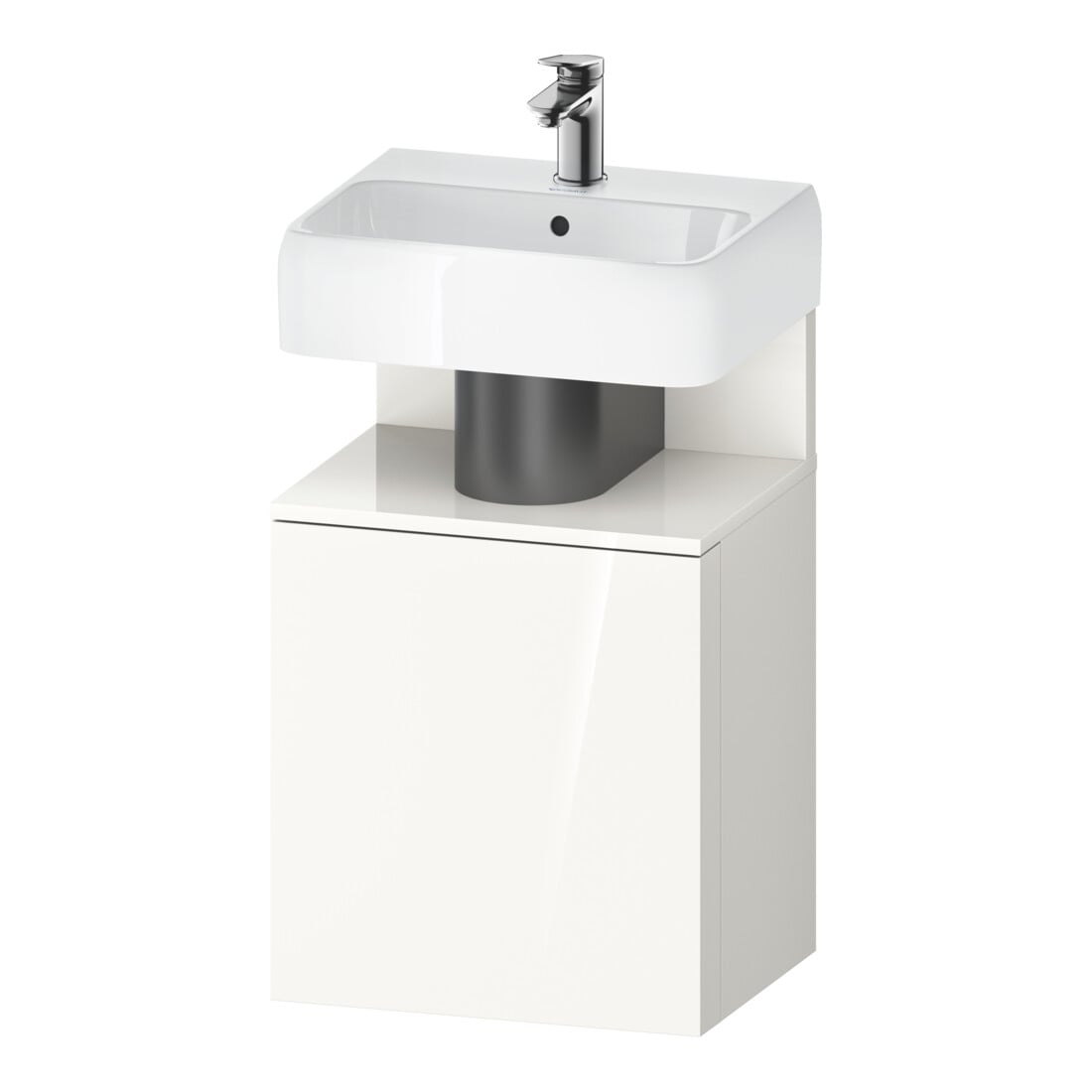 Duravit Waschtischunterschrank Qatego 44x35x64,5cm, 1 T., T. li, we Hochglanz
