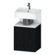 Duravit Waschtischunterschrank Qatego 44x35x64,5cm, 1 T., T. li, we m/Eich sw-1