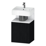 Duravit Waschtischunterschrank Qatego 44x35x64,5cm, 1 T., T. li, we m/Eich sw