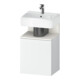 Duravit Waschtischunterschrank Qatego 44x35x64,5cm, 1 T, T li, we matt/weiß ma-1