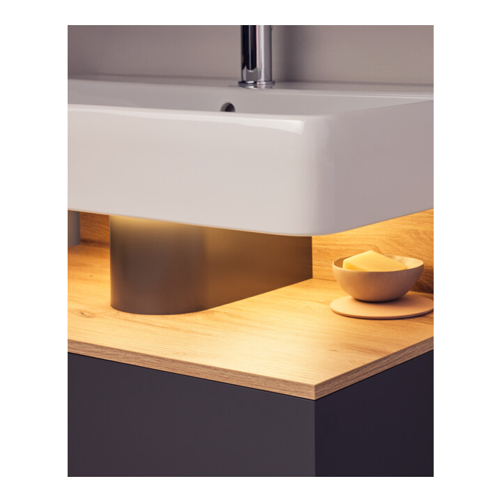Duravit Waschtischunterschrank Qatego 44x35x64,5cm, 1 T, T r, E Marmo/Gra matt