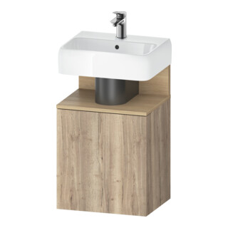 Duravit Waschtischunterschrank Qatego 44x35x64,5cm, 1 T, T r, E Natur/Ei marm.