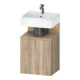 Duravit Waschtischunterschrank Qatego 44x35x64,5cm, 1 T, T r, E Natur/Ei marm.
