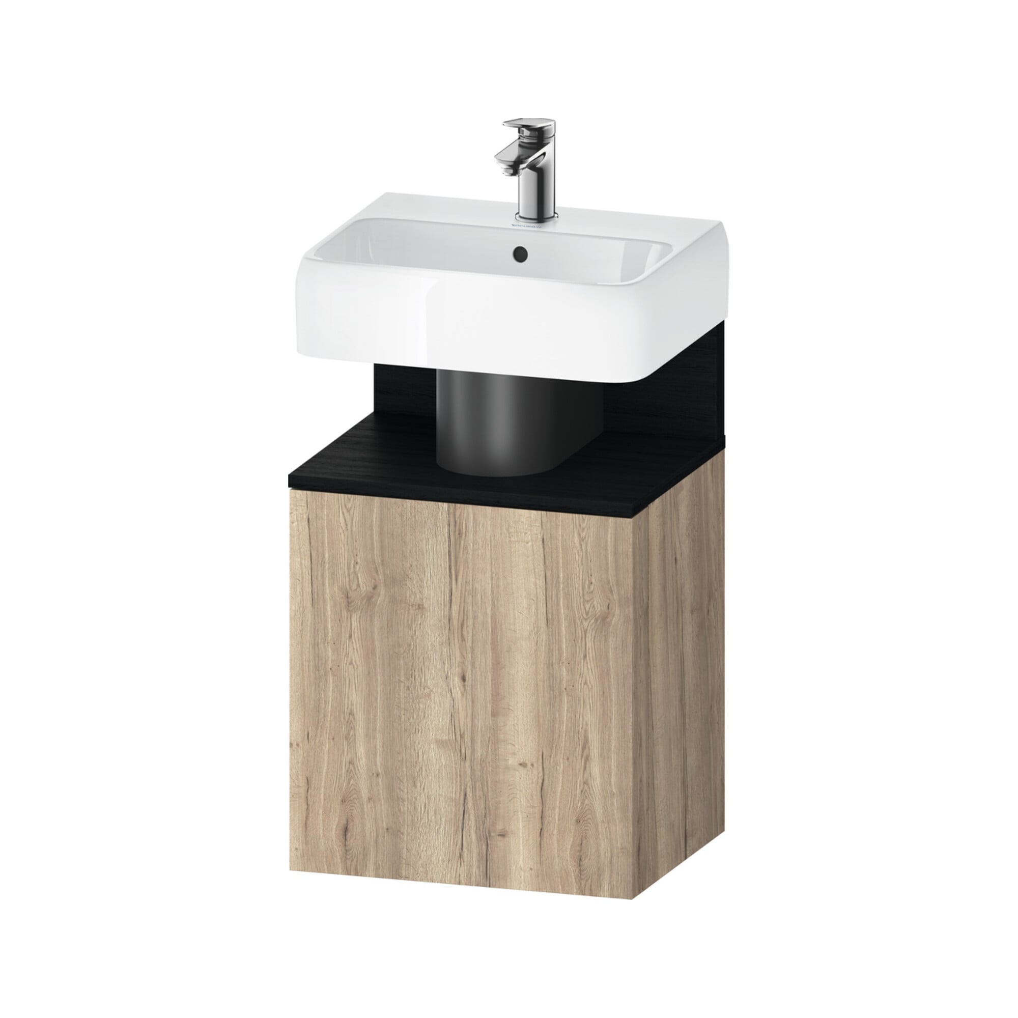 Duravit Waschtischunterschrank Qatego 44x35x64,5cm, 1 T, T r, E sw/E Mamor