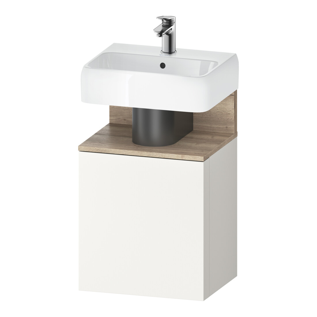 Duravit Waschtischunterschrank Qatego 44x35x64,5cm, 1 T, T r, Ei Marmor/w matt
