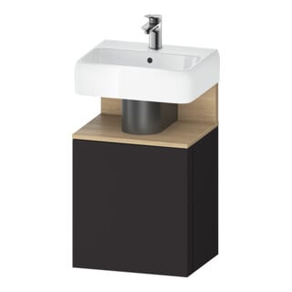 Duravit Waschtischunterschrank Qatego 44x35x64,5cm, 1 T, T r, Ei nat/grap matt