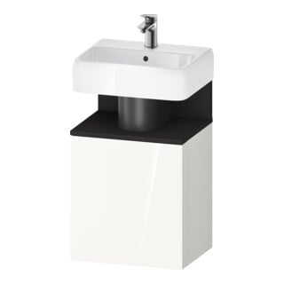 Duravit Waschtischunterschrank Qatego 44x35x64,5cm, 1 T, T r, gra m/we hgl