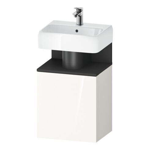 Duravit Waschtischunterschrank Qatego 44x35x64,5cm, 1 T, T r, gra matt/we hgl