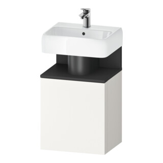 Duravit Waschtischunterschrank Qatego 44x35x64,5cm, 1 T, T r, gra matt/we matt