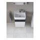 Duravit Waschtischunterschrank Qatego 44x35x64,5cm, 1 T, T r, graph matt/we ma