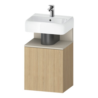 Duravit Waschtischunterschrank Qatego 44x35x64,5cm, 1 T, T r, T matt/Eiche Nat