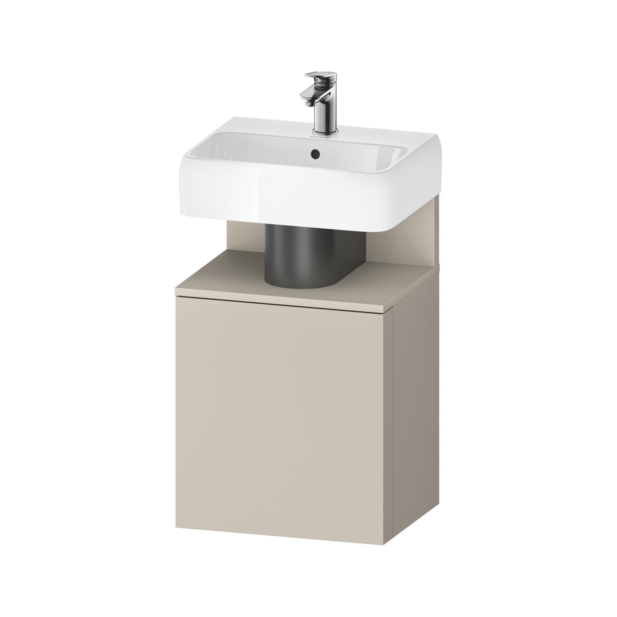 Duravit Waschtischunterschrank Qatego 44x35x64,5cm, 1 T, T r, T matt/taupe ma