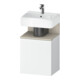 Duravit Waschtischunterschrank Qatego 44x35x64,5cm, 1 T, T r, Tau matt/weiß ma-1
