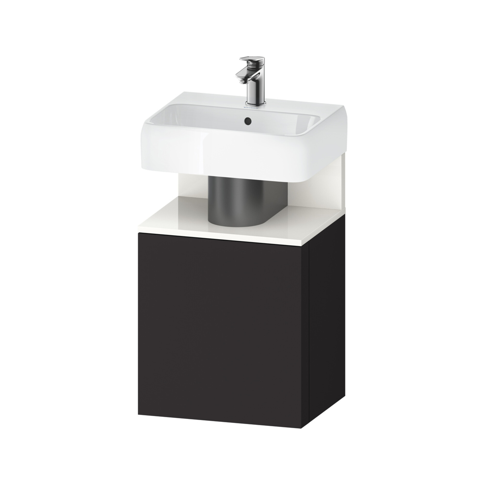 Duravit Waschtischunterschrank Qatego 44x35x64,5cm, 1 T, T r, w g/Gra matt