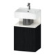 Duravit Waschtischunterschrank Qatego 44x35x64,5cm, 1 T, T r, we hgl./Eiche sw-1