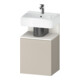 Duravit Waschtischunterschrank Qatego 44x35x64,5cm, 1 T, T r, we matt/taupe ma-1