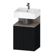 Duravit Waschtischunterschrank Qatego 44x35x64,5cm, 1 T, T. re, bas. m/Eich sw-1