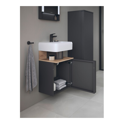 Duravit Waschtischunterschrank Qatego 44x35x64,5cm, 1 T, T re, Ei Marmo/Gra ma