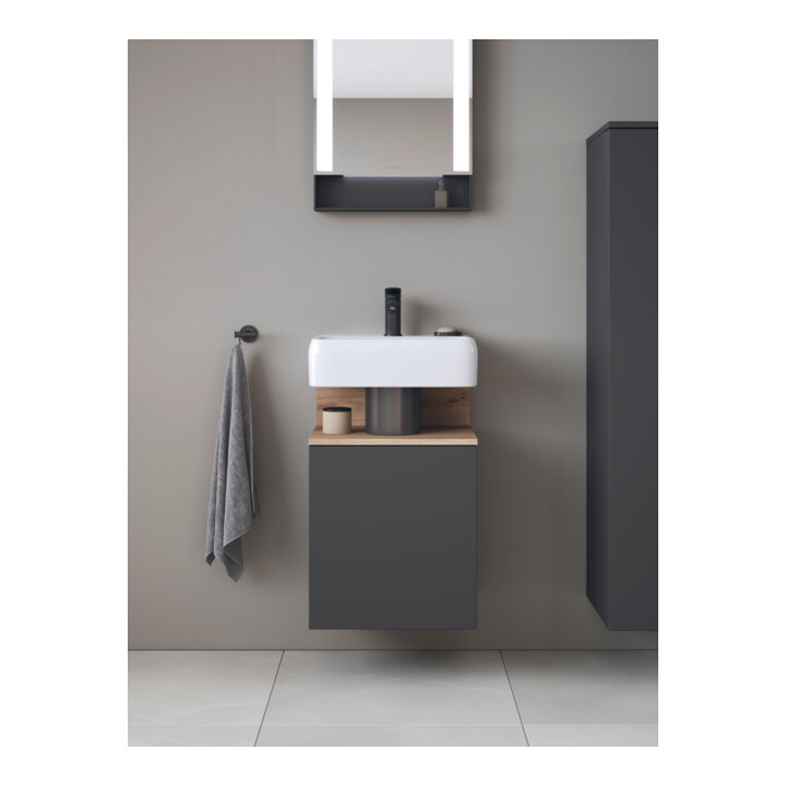 Duravit Waschtischunterschrank Qatego 44x35x64,5cm, 1 T, T re, Ei Marmo/Gra ma