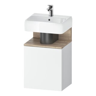 Duravit Waschtischunterschrank Qatego 44x35x64,5cm, 1 T, T. re, Ei Marmor/w ma