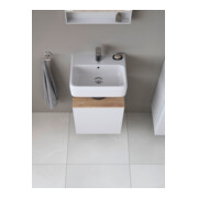 Duravit Waschtischunterschrank Qatego 44x35x64,5cm, 1 T, T. re, Ei Marmor/w ma-4