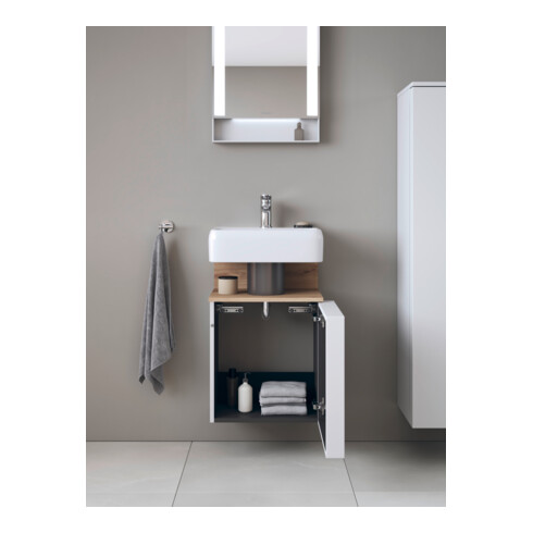 Duravit Waschtischunterschrank Qatego 44x35x64,5cm, 1 T, T. re, Ei Marmor/w ma