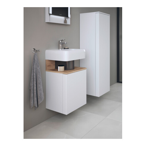 Duravit Waschtischunterschrank Qatego 44x35x64,5cm, 1 T, T. re, Ei Marmor/w ma