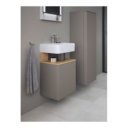 Duravit Waschtischunterschrank Qatego 44x35x64,5cm, 1 T., T. re, Ei nat/b matt