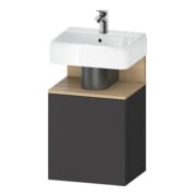 Duravit Waschtischunterschrank Qatego 44x35x64,5cm, 1 T, T. re, Ei nat/grap ma-1