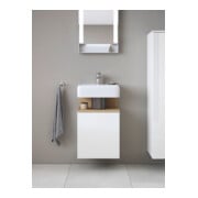 Duravit Waschtischunterschrank Qatego 44x35x64,5cm, 1 T, T re, Ei nat/weiß hgl-4