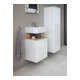 Duravit Waschtischunterschrank Qatego 44x35x64,5cm, 1 T, T re, Ei nat/weiß hgl
