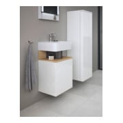 Duravit Waschtischunterschrank Qatego 44x35x64,5cm, 1 T, T re, Ei nat/weiß hgl-5