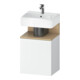 Duravit Waschtischunterschrank Qatego 44x35x64,5cm, 1 T, T. re, Ei nat/weiß ma