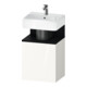 Duravit Waschtischunterschrank Qatego 44x35x64,5cm, 1 T., T. re, Ei sw/we hgl-1