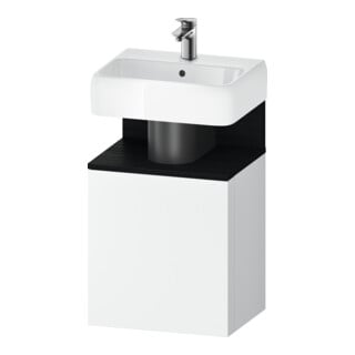 Duravit Waschtischunterschrank Qatego 44x35x64,5cm, 1 T., T. re, Ei sw/we matt
