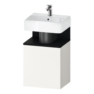 Duravit Waschtischunterschrank Qatego 44x35x64,5cm, 1 T., T. re, Ei sw/we matt