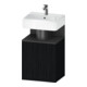 Duravit Waschtischunterschrank Qatego 44x35x64,5cm, 1 T, T re, graph m/Eich sw-1