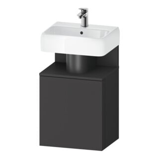 Duravit Waschtischunterschrank Qatego 44x35x64,5cm, 1 T., T. re, Graphit matt