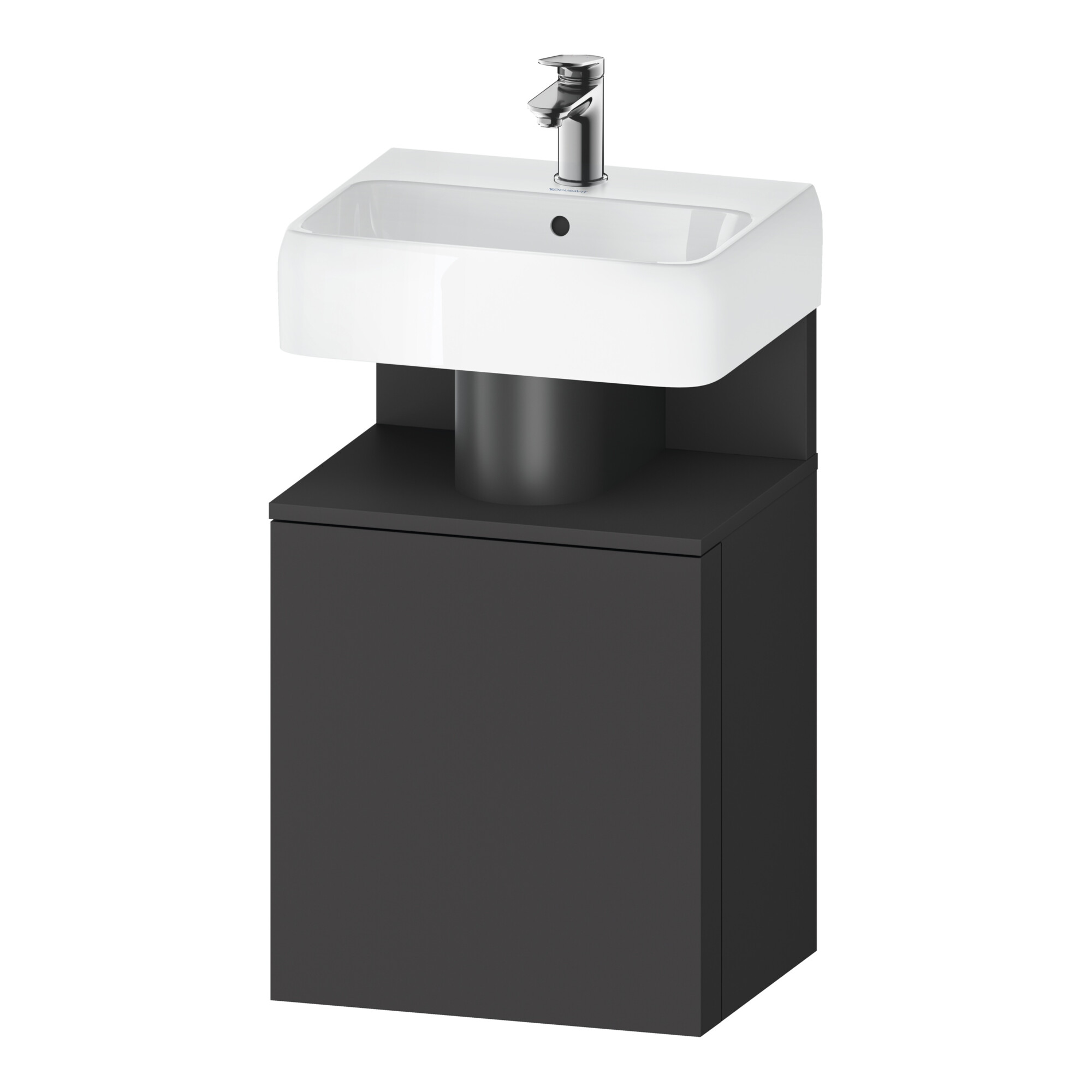 Duravit Waschtischunterschrank Qatego 44x35x64,5cm, 1 T., T. re, Graphit matt