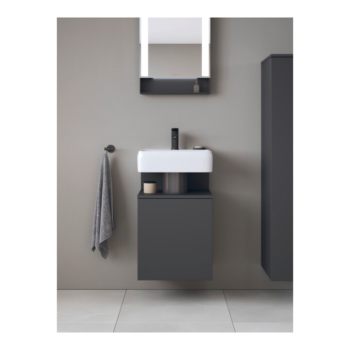 Duravit Waschtischunterschrank Qatego 44x35x64,5cm, 1 T., T. re, Graphit matt