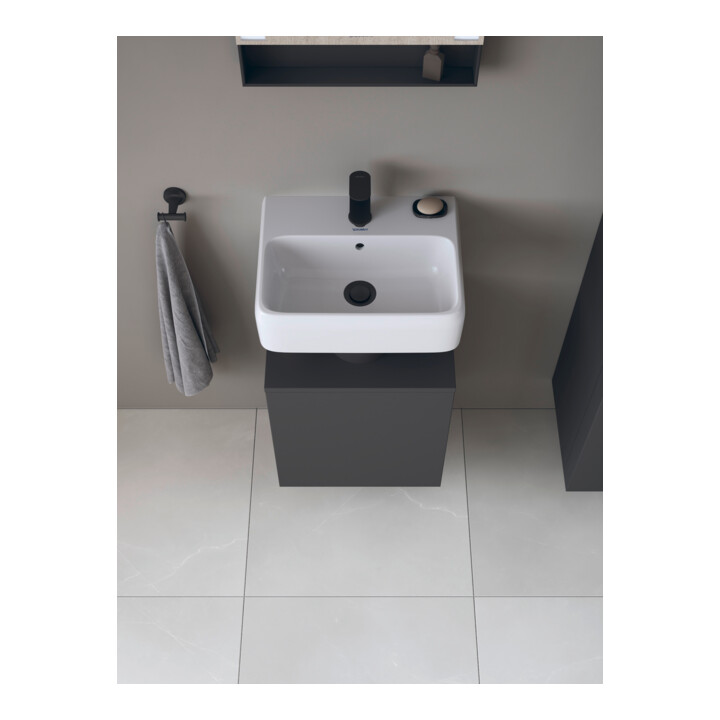 Duravit Waschtischunterschrank Qatego 44x35x64,5cm, 1 T., T. re, Graphit matt