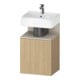 Duravit Waschtischunterschrank Qatego 44x35x64,5cm, 1 T, T. re, Tau m/Eich Nat