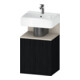 Duravit Waschtischunterschrank Qatego 44x35x64,5cm, 1 T., T. re, Tau m/Eich sw-1