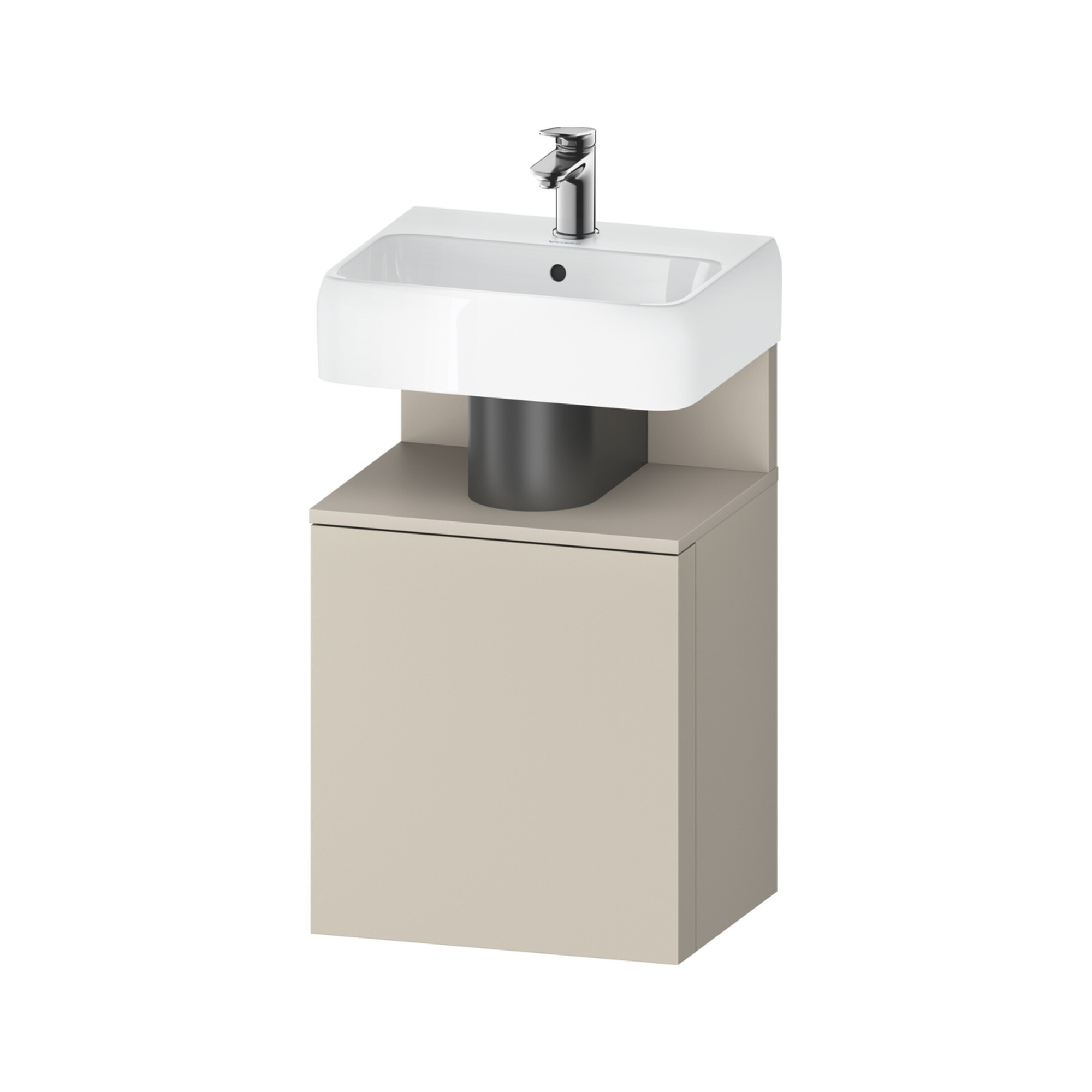 Duravit Waschtischunterschrank Qatego 44x35x64,5cm, 1 T, T. re, Tau m/tau matt